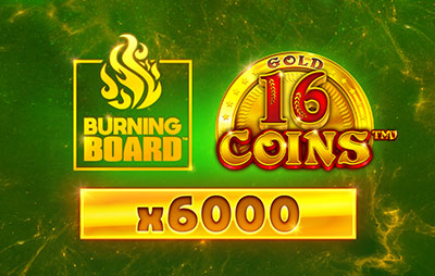 16 Coins Gold Burning Board
